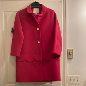 Kate Spade Pink Cape Coat